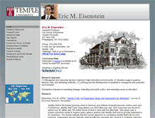 Tablet Screenshot of eric-eisenstein.com